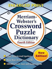 Merriam Webster's Crossword Puzzle Dictionary - Merriam-Webster