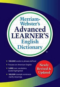 Merriam-Webster's Advanced Learner's English Dictionary - Merriam-Webster