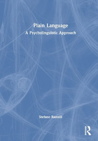 Plain Language : A Psycholinguistic Approach - Stefano Rastelli