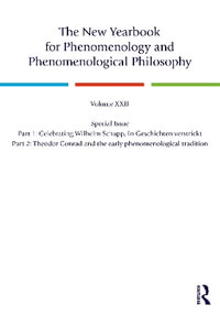 The New Yearbook for Phenomenology and Phenomenological Philosophy : Volume 22, Special Issue. 1: Celebrating Wilhelm Schapp, In Geschichten verstrickt 2: Theodor Conrad and the early phenomenological tradition - Burt C. Hopkins