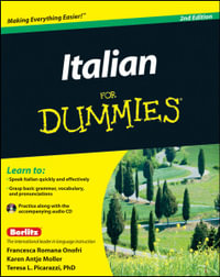 Italian for Dummies : 2nd Edition with CD - Teresa L. Picarazzi