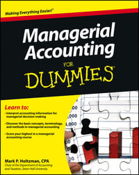 Managerial Accounting For Dummies - Mark P. Holtzman