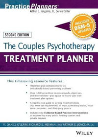 The Couples Psychotherapy Treatment Planner, with DSM-5 Updates : PracticePlanners - K. Daniel O'Leary