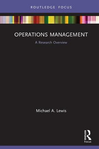 Operations Management : A Research Overview - Michael A. Lewis