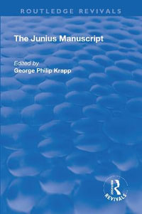 Revival : The Junius Manuscript (1931) - George Philip Krapp