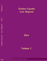 EGLR 2014 V3 : Estates Gazette Law Reports - Hazel Marshall