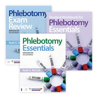 Phlebotomy Essentials + Student Workbook + Exam Review - Ruth McCall