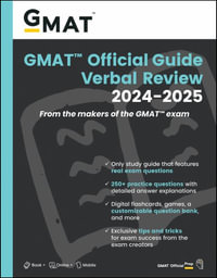 GMAT Official Guide Verbal Review 2024-2025 : Book + Online Question Bank - GMAC (Graduate Management Admission Council)