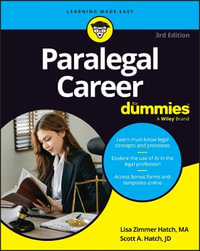 Paralegal Career For Dummies : For Dummies (Career/Education) - Lisa Zimmer Hatch