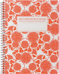 Sunflowers Decomposition Book, Ruled (Spiral Bound Book) - Decomposition