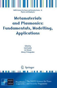 Metamaterials and Plasmonics : Fundamentals, Modelling, Applications - Said Zouhdi