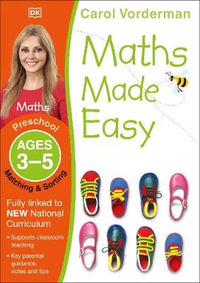 Maths Made Easy Matching and Sorting Ages 3-5 Preschool : Made Easy Workbooks - Carol Vorderman