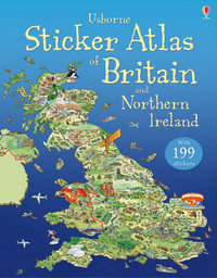 Sticker Atlas of Britain and Northern Ireland : Sticker Atlases - Stephanie Turnbull