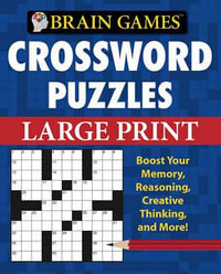 Brain Games - Crossword Puzzles - Large Print (Blue) : Brain Games - Publications International Ltd