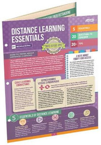 Distance Learning Essentials : Quick Reference Guide - Monica Burns