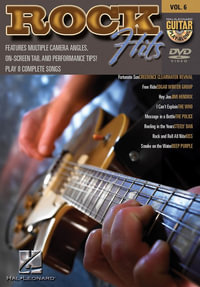 Rock Hits : Guitar Play-along Dvd Volume 6 - Hal Leonard Corp