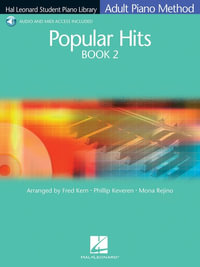 Hal Leonard Student Piano Library Adult Piano Method : Popular Hits Book 2 (Book/Online Audio) - Phillip Keveren