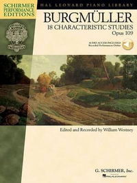 Johann Friedrich Burgmuller : 18 Characteristic Studies Op.109 - Schirmer Performance Editions (Book/Online Audio) - Johann Friedrich Burgmuller