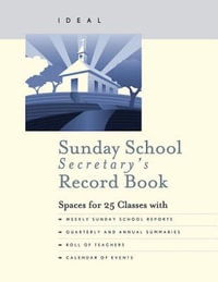 Ideal Sunday School Secretary's Record Book - Abingdon Press