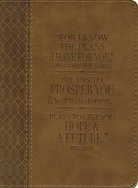 Christian Art Gifts Classic Handy-Sized Journal for I Know the Plans Jeremiah 29 : 11 Bible Verse Inspirational Scripture Notebook W/Ribbon 240 Ruled Pa - Christian Art Gifts