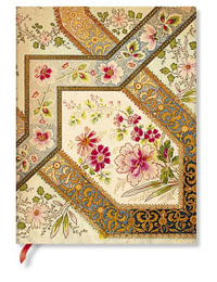 Filigree Floral Ivory - Ultra Lined Notebook : Flexi Cover - No Closure - 100 GSM - 176 Pages - Paperblanks