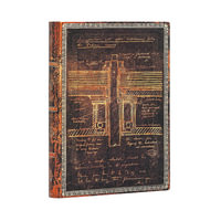 Tesla, Sketch of a Turbine - Midi Lined Notebook : Softcover - No Closure - 100 GSM - 240 Pages - Paperblanks