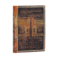 Tesla, Sketch of a Turbine - Mini Unlined Notebook : Softcover - No Closure - 80 GSM - 208 Pages - Paperblanks