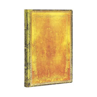 Ochre - Mini Lined Notebook : Flexi Cover - No Closure - 80 GSM - 208 Pages - Paperblanks