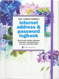 Large Internet Address & Password Logbook: Hydrangeas : Keep favourite websites addresses, usernames and passwords in one easy, convenient place! - Peter Pauper Press