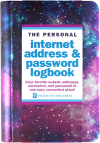 Internet Address & Password Logbook: Galaxy : Keep favourite websites addresses, usernames and passwords in one easy, convenient place! - Peter Pauper Press