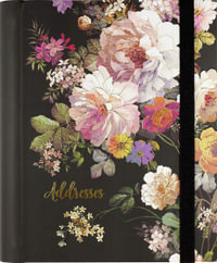 Midnight Floral - Large Address Book : Hardcover - Peter Pauper Press