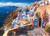 Santorini : 1000-Piece Jigsaw Puzzle - Peter Pauper Press