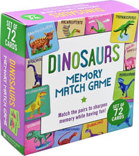 Dinosaurs Memory Match Game (Set of 72 Cards) - Peter Pauper Press