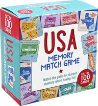 USA Memory Match Game (Set of 100 Cards) - Peter Pauper Press