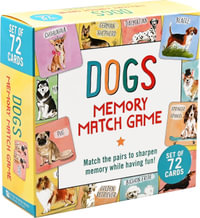 Dogs Memory Match Game (Set of 72 Cards) - Peter Pauper Press Inc