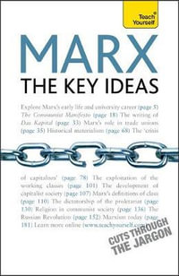 Marx The Key Ideas : Teach Yourself - Gill Hands