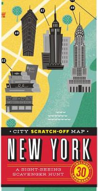 City Scratch-off Map : New York : A Sight-Seeing Scavenger Hunt - Christina Henry De Tessan