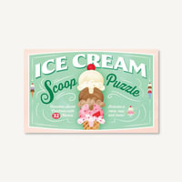 Ice Cream Scoop Puzzle : Countless Sweet Creations with 32 Flavors - Chronicle Books