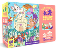 Piece It Together: Purrmaid Paradise - Family Puzzle : 60-Piece Jigsaw Puzzle - Kit Tyler Kazmier