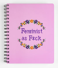 Feminist as F*ck Notebook : Cross-Stitch Notebooks - Stephanie Rohr