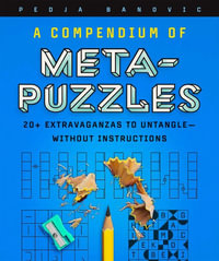 A Compendium of Meta-Puzzles : 20+ Extravaganzas to Untangle-Without Instructions - Pedja Banovic