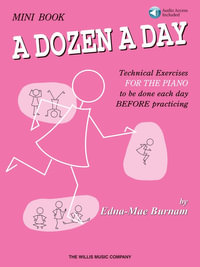 A Dozen a Day Mini Book - Book/Audio : Dozen a Day Songbooks - Edna Mae Burnam