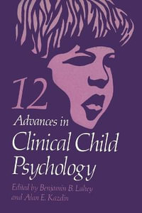 Advances in Clinical Child Psychology - Benjamin B. Lahey