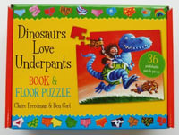 Dinosaurs Love Underpants Book and Floor Puzzle : 36 Piece Jigsaw Puzzle - Claire Freedman