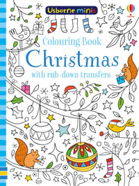 Mini Books Colouring Book Christmas with Rub-Downs : Usborne Minis - Sam Smith