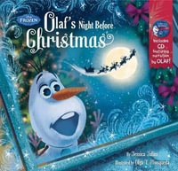 Frozen Olaf's Night Before Christmas Book & CD : Frozen - Disney Books