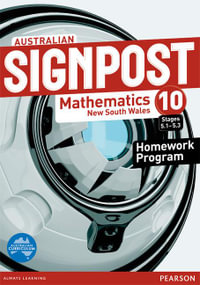 Australian Signpost Mathematics New South Wales 10 (5.1-5.3) Homework Program : Australian Signpost Mathematics New South Wales - David Barton