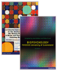 Biopsychology (Custom Edition) + A Colorful Introduction to the Anatomy of the Human Brain : A Brain & Psychology Coloring Book (Custom Edition) - John Pinel