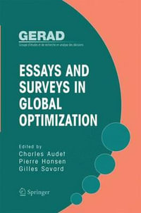 Essays and Surveys in Global Optimization - Charles Audet