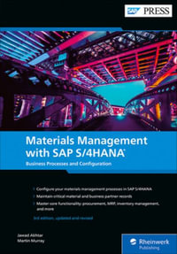 Materials Management with SAP S/4hana : Business Processes and Configuration - Jawad Akhtar